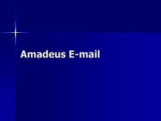 amadeus e mail