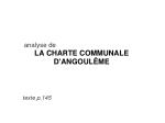 analyse de LA CHARTE COMMUNALE D'ANGOULÊME - slide 1