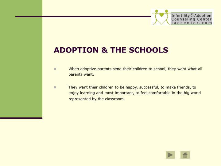 adoption the schools