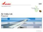 Air India Fileserver System: Document Management System Implementation Overview - slide 1