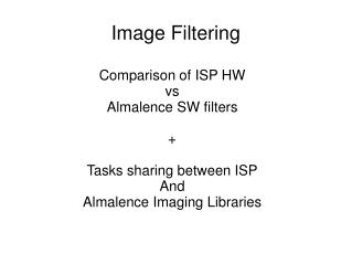 Image Filtering