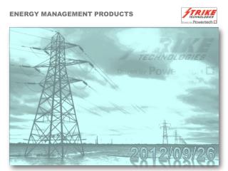 ENERGY MANAGEMENT PRODUCTS