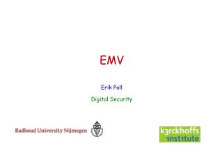 EMV Erik Poll Digital Security