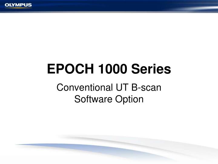 epoch 1000 series