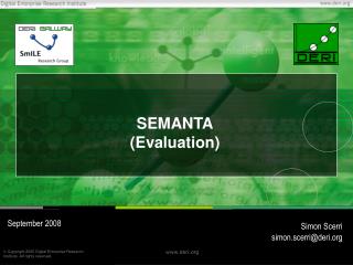 SEMANTA (Evaluation)