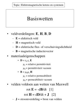 basiswetten
