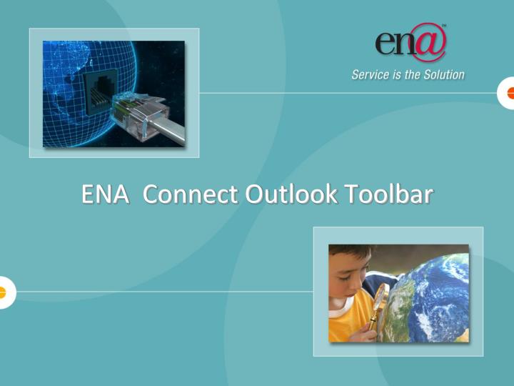 ena connect outlook toolbar