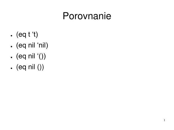 porovnanie