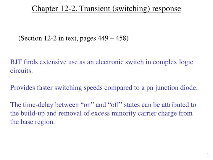 chapter 12 2 transient switching response