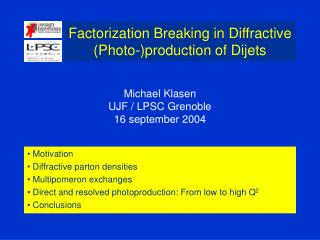 Factorization Breaking in Diffractive (Photo-)production of Dijets