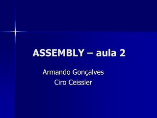 armando gon alves ciro ceissler