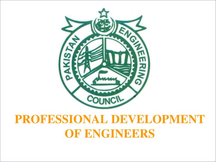 professional development of engineers