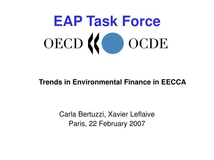trends in environmental finance in eecca