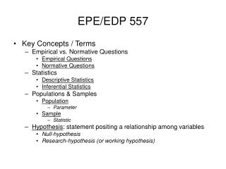 EPE/EDP 557