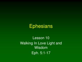 Ephesians