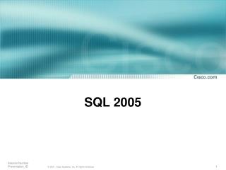 SQL 2005