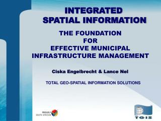 TOTAL GEO-SPATIAL INFORMATION SOLUTIONS