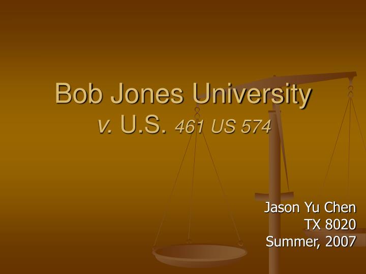 bob jones university v u s 461 us 574