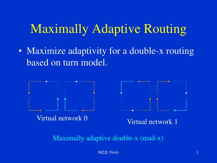 maximally adaptive routing