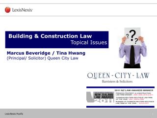 Marcus Beveridge / Tina Hwang (Principal/ Solicitor) Queen City Law
