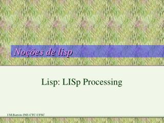 no es de lisp