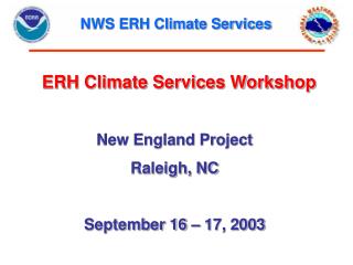 NWS ERH Climate Services