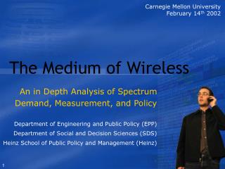 The Medium of Wireless