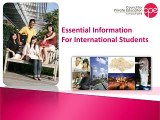 Essential Information For International Students