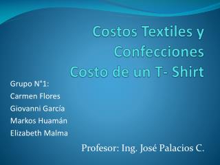 costos textiles y confecciones costo de un t shirt