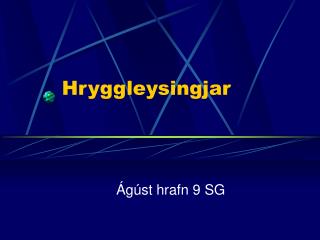 hryggleysingjar