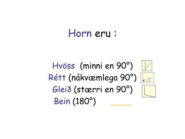 horn eru