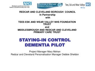 REDCAR AND CLEVELAND BOROUGH COUNCIL In Partnership with