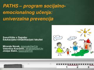 paths program socijalno emocionalnog u enja univerzalna prevencij a