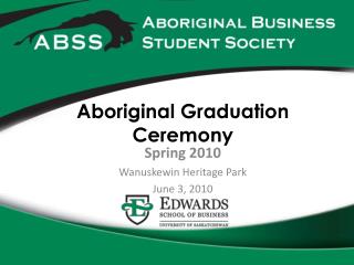 Aboriginal Graduation Ceremony