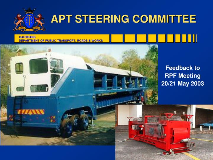 apt steering committee