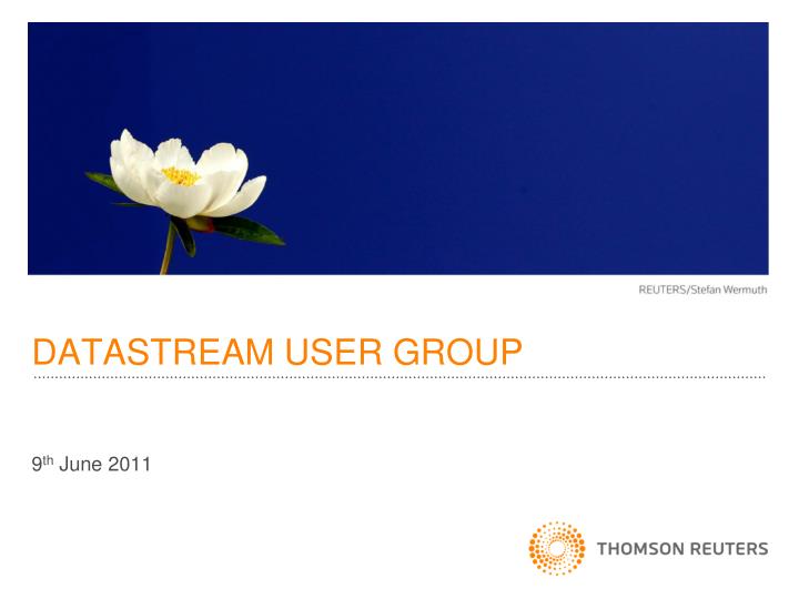 datastream user group