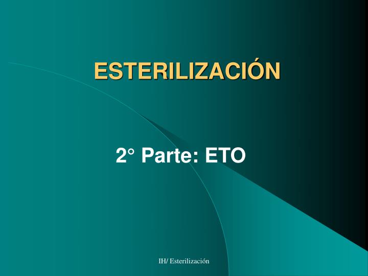 esterilizaci n