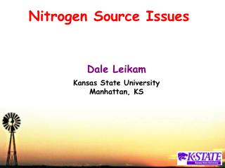 Nitrogen Source Issues