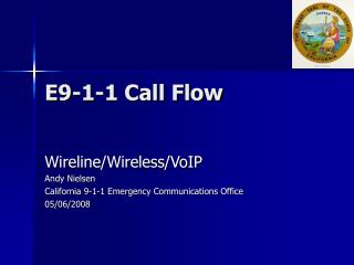 E9-1-1 Call Flow
