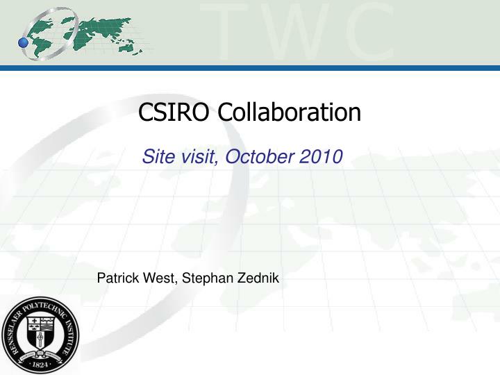 csiro collaboration