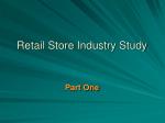 Retail Store Industry Study - slide 1