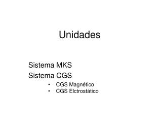 unidades