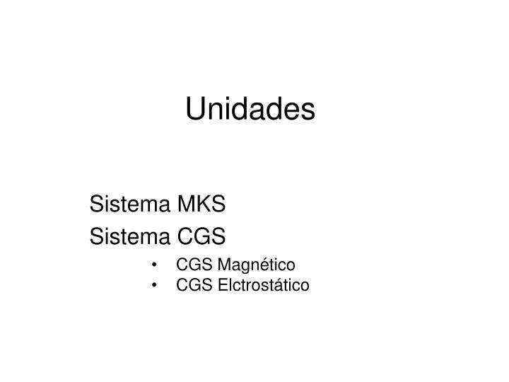 unidades