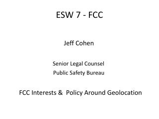 esw 7 fcc