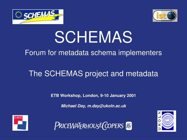 schemas forum for metadata schema implementers