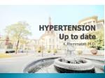 HYPERTENSION Up to date - slide 1