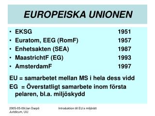 europeiska unionen