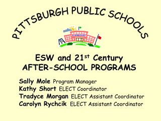 ESW and 21 st Century AFTER-SCHOOL PROGRAMS