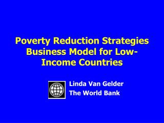 Poverty Reduction Strategies Business Model for Low-Income Countries