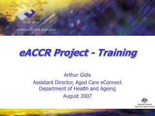 eACCR Project - Training